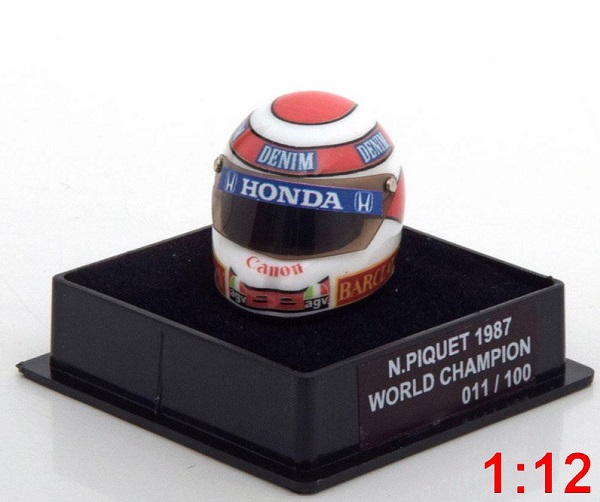 williams helm weltmeister 1987 piquet world champions collection (limited edition 100 pcs.) M75401 Модель 1 12
